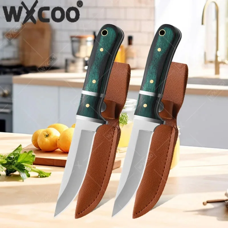 WXCOO 1PC Steak Knife Kitchen Meat Cutter Utility Knife Stainless Steel Fruit Slicing Butcher Knife Eating Kitchen Accessories
WXCOO 1PC Steak Knife Kitchen Meat Cutter Utility Knife Stainless Steel Fruit Slicing Butcher Knife Eating Kitchen Accessories