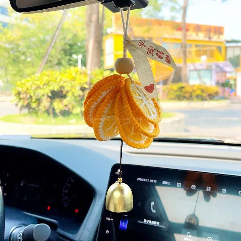 Car Interior Hanging Ornaments Hand-woven By Hand Orange Slices Exquisite Car Interior Decor Madam S for Rearview Mirrors Decor
Car Interior Hanging Ornaments Hand-woven By Hand Orange Slices Exquisite Car Interior Decor Madam S for Rearview Mirrors Decor