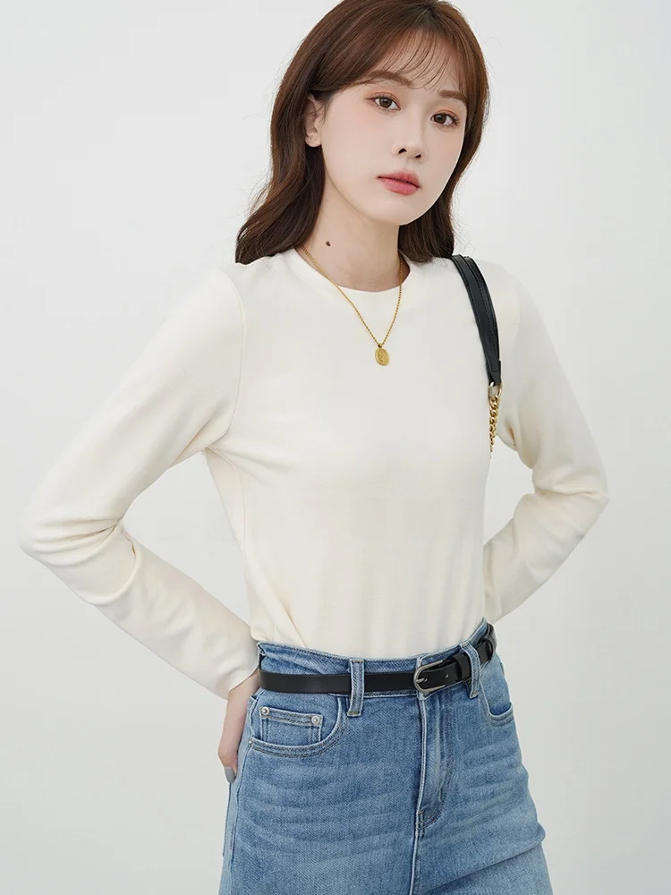 Sleepy Rabbit Double-Sided Velvet Long Sleeve Base Shirt Women's Spring Shoulder Fit Brushed round Neck Top Japanese Style Sl...
Sleepy Rabbit Double-Sided Velvet Long Sleeve Base Shirt Women's Spring Shoulder Fit Brushed round Neck Top Japanese Style Sl...