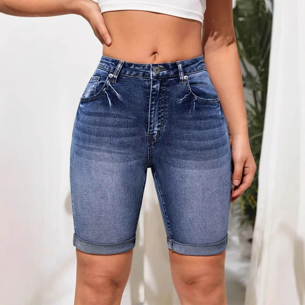 2026 Denim Knee Length Women Jeans High Waist Stretch Distressed Washed Skinny Vintage Straight Short Pants Summer Streetwear
2026 Denim Knee Length Women Jeans High Waist Stretch Distressed Washed Skinny Vintage Straight Short Pants Summer Streetwear
