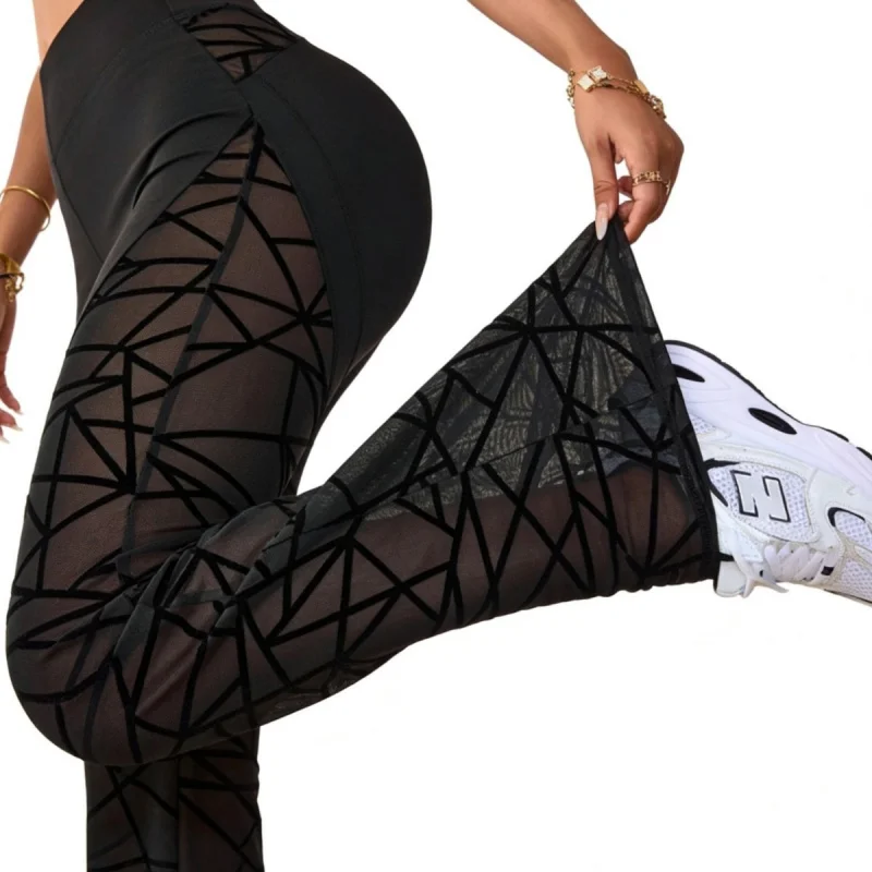 Hot-selling high-waisted patchwork yoga pants, transparent high-waisted pants with pockets, women's fitness sports long pantslul
Hot-selling high-waisted patchwork yoga pants, transparent high-waisted pants with pockets, women's fitness sports long pantslul