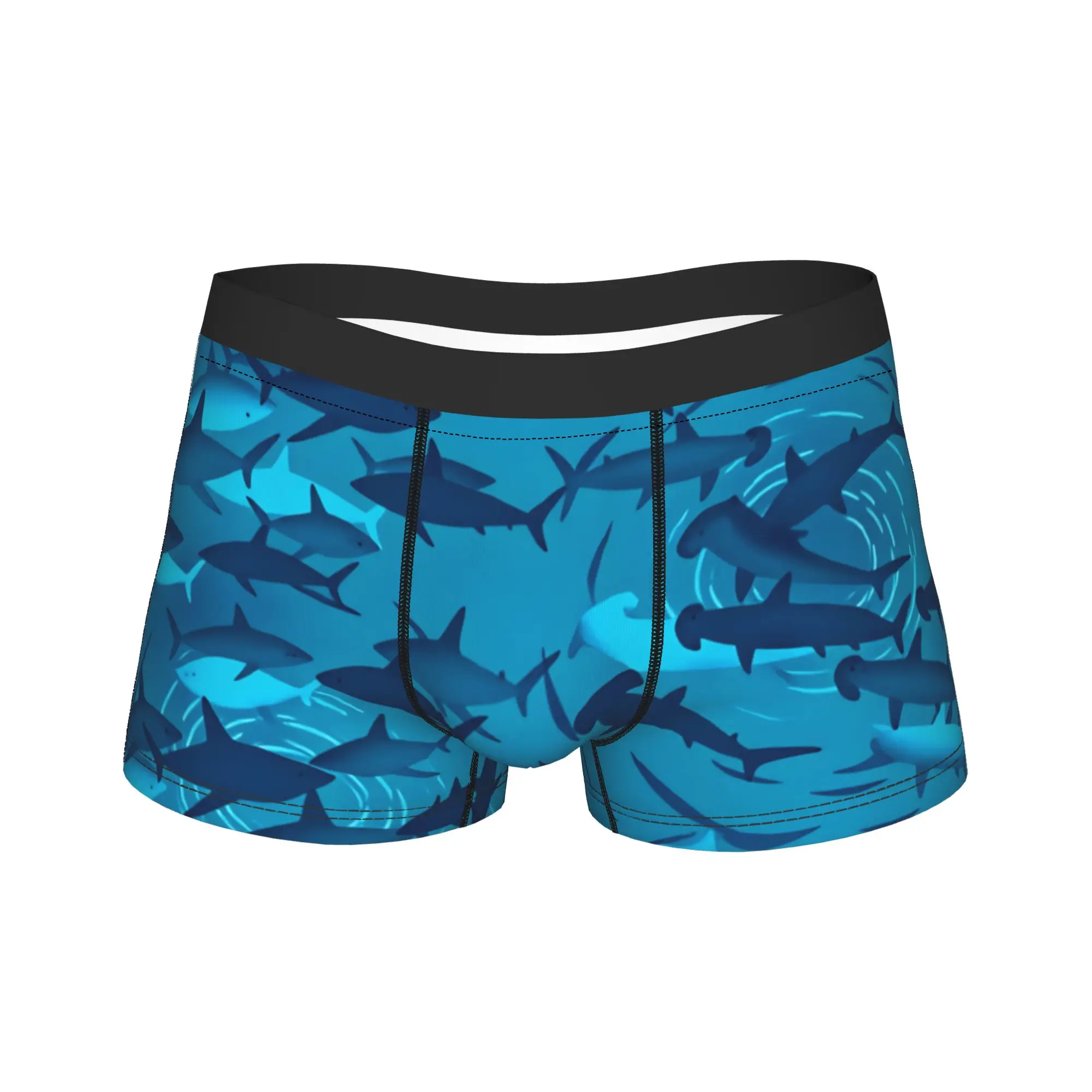 Deep Blue Shark Seamless Pattern Underwear Male Panties Pattern Classic Trunk Trenky Shorts Briefs Plus Size
Deep Blue Shark Seamless Pattern Underwear Male Panties Pattern Classic Trunk Trenky Shorts Briefs Plus Size