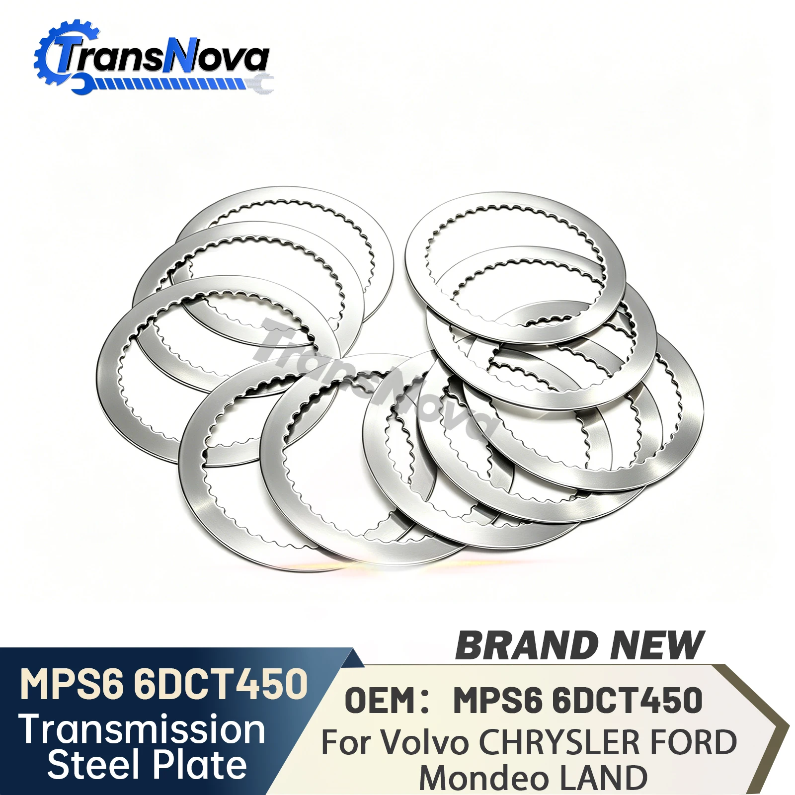 TransNova MPS6 6DCT450 Automatic Transmission Steel Kit Gearbox Rebuild Clutch Plate Kit For Volvo CHRYSLER FORD Mondeo LAND
TransNova MPS6 6DCT450 Automatic Transmission Steel Kit Gearbox Rebuild Clutch Plate Kit For Volvo CHRYSLER FORD Mondeo LAND