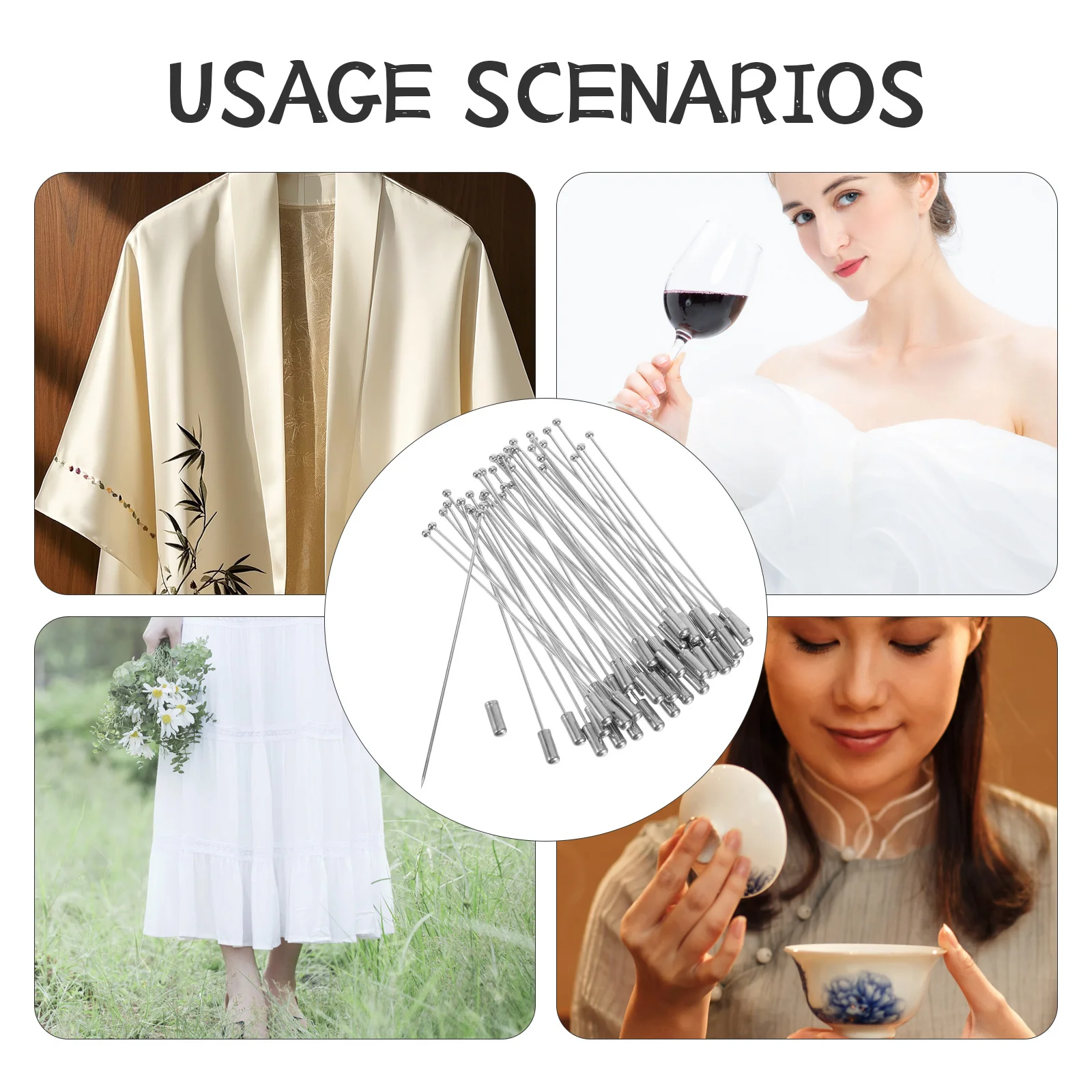 40pcs Copper Brooch Long Metal Pins Diy Earring Accessories For Hat Dress Lapel Wedding Decorations Clothing Breast
40pcs Copper Brooch Long Metal Pins Diy Earring Accessories For Hat Dress Lapel Wedding Decorations Clothing Breast