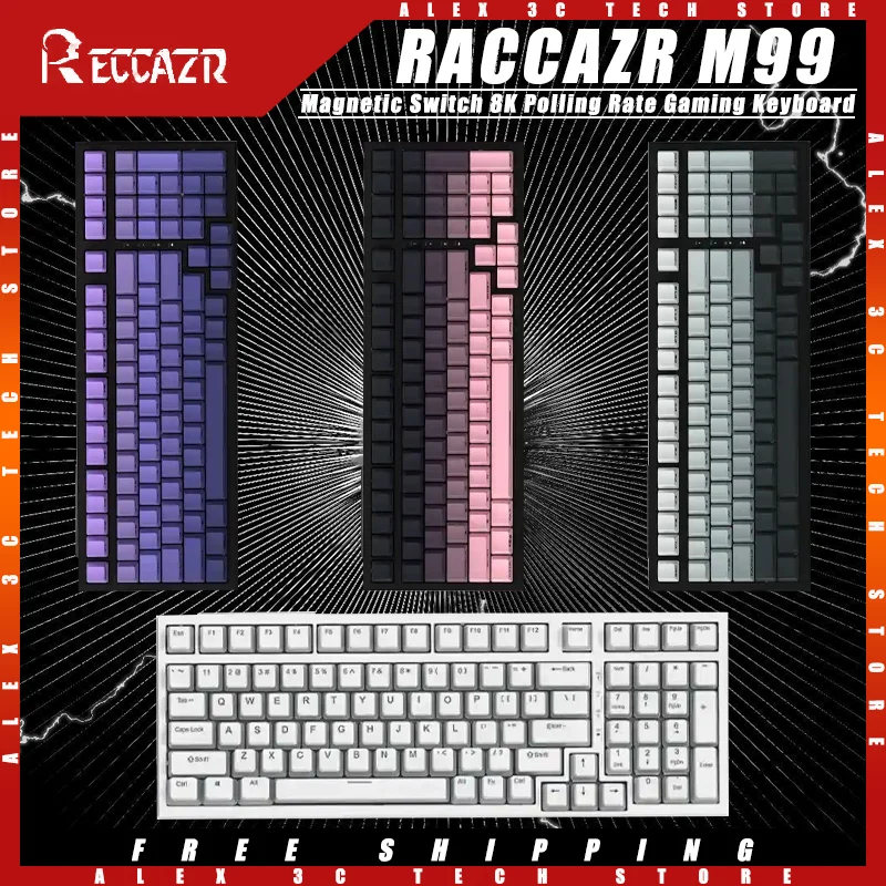 Механическая клавиатура RACCAZR M99, проводной Магнитный переключатель, горячая замена, RGB, прокладка, строение, опрос 8K, Игровая клавиатура на заказ
Механическая клавиатура RACCAZR M99, проводной Магнитный переключатель, горячая замена, RGB, прокладка, строение, опрос 8K, Игровая клавиатура на заказ