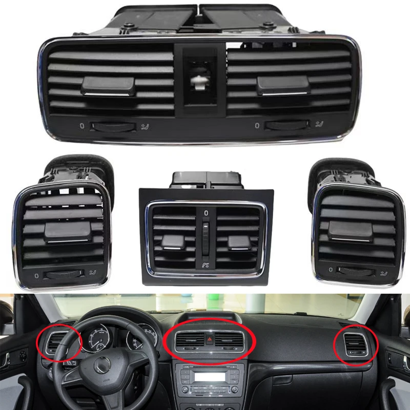 WQLSK 1pcs for Skoda Yeti Dashboard Air Conditioning AC Outlet Ventilation Rear AC Vent for Skoda Yeti Air conditioner Air vent
WQLSK 1pcs for Skoda Yeti Dashboard Air Conditioning AC Outlet Ventilation Rear AC Vent for Skoda Yeti Air conditioner Air vent
