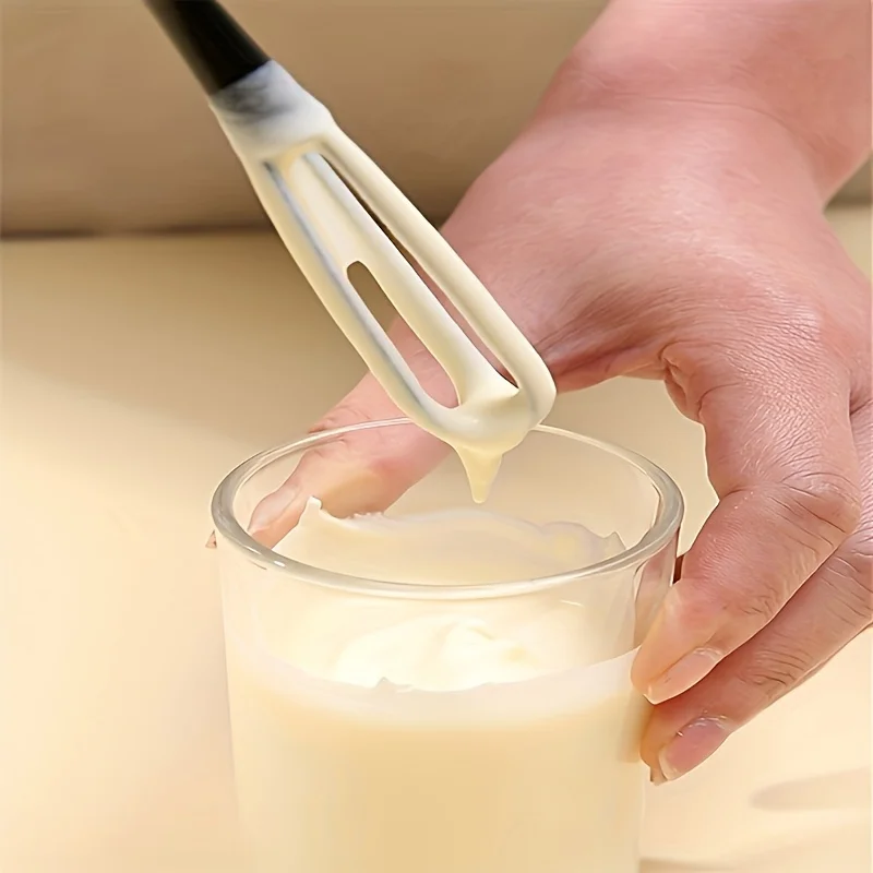 1 Pack Manual Egg Whisks with Spoons: Durable Plastic Construction, Ergonomic Handle for Baking, Camping & Small Kitchens.
1 Pack Manual Egg Whisks with Spoons: Durable Plastic Construction, Ergonomic Handle for Baking, Camping & Small Kitchens.