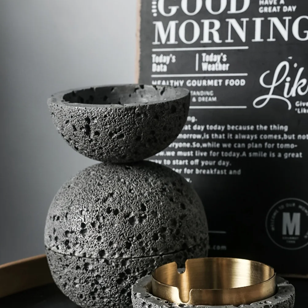 Nordic Minimalist Concrete Ashtray Natural Texture Decor Living Room Bar Office Portable Housewarming Vintage Gift Accessories
Nordic Minimalist Concrete Ashtray Natural Texture Decor Living Room Bar Office Portable Housewarming Vintage Gift Accessories