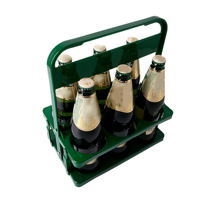 A26I-6 Hole Foldable Beer Bottle Holder, Handle Portable Use Wine Storage Rack, Bar Drink Holder Container
A26I-6 Hole Foldable Beer Bottle Holder, Handle Portable Use Wine Storage Rack, Bar Drink Holder Container