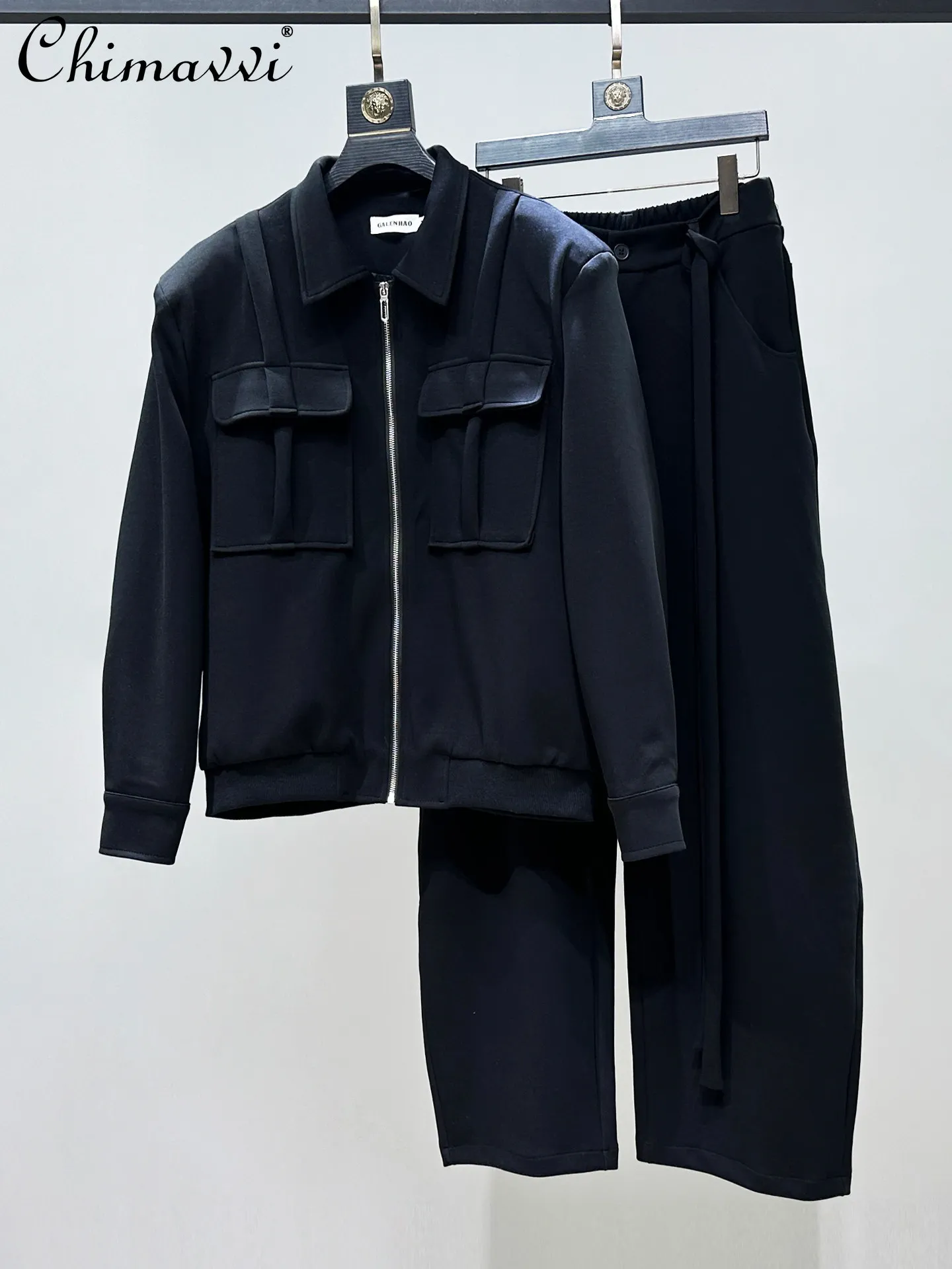 2026 весенний корейский стиль, молодежный популярный модный спортивный костюм на молнии, повседневная толстовка, куртка, свободные длинные брюки, мужские комплекты из двух предметов
2026 весенний корейский стиль, молодежный популярный модный спортивный костюм на молнии, повседневная толстовка, куртка, свободные длинные брюки, мужские комплекты из двух предметов