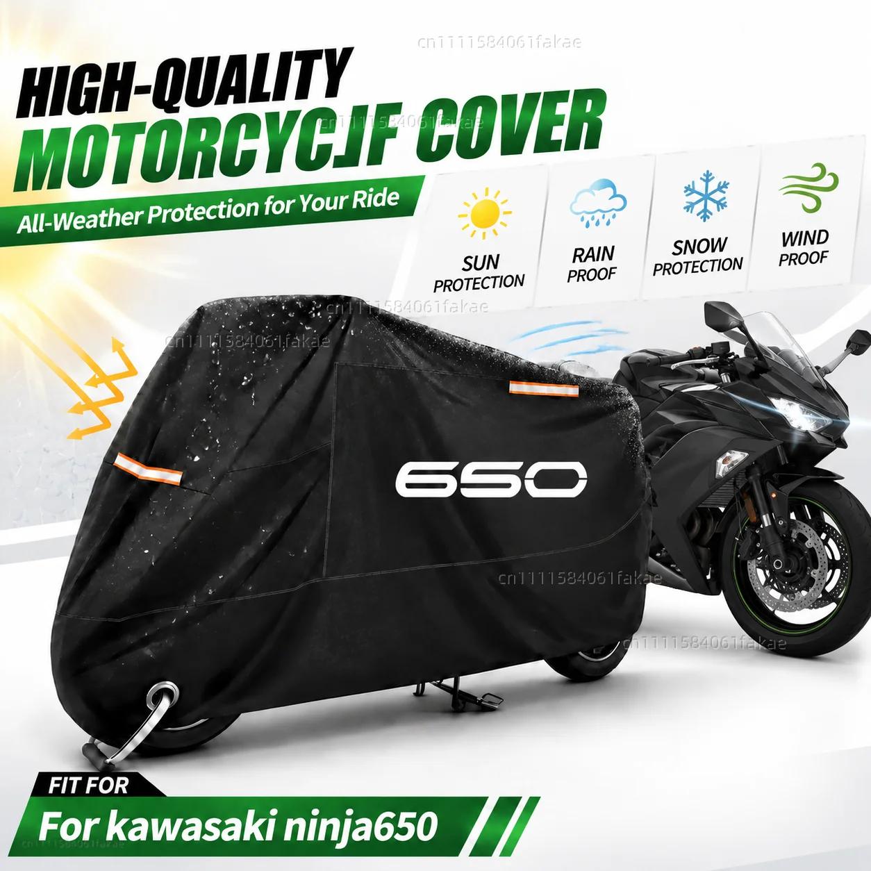 Motorcycle Cover Waterproof Outdoor All Season Dustproof UV Protective Moto Scooter Rain Cover For kawasaki ninja650 Z650 Z
Motorcycle Cover Waterproof Outdoor All Season Dustproof UV Protective Moto Scooter Rain Cover For kawasaki ninja650 Z650 Z
