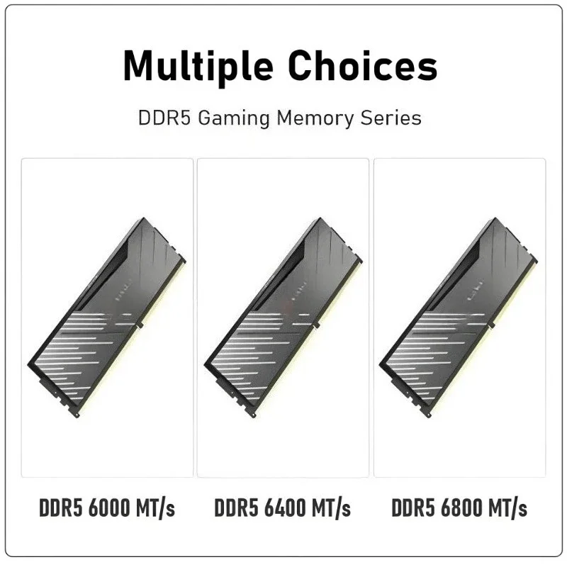 DDR5 RAM 16GB 32GB 6000MHz 6400MHz 6800MHz 7200MHz XMP Memory For PC Desktop Computer
DDR5 RAM 16GB 32GB 6000MHz 6400MHz 6800MHz 7200MHz XMP Memory For PC Desktop Computer