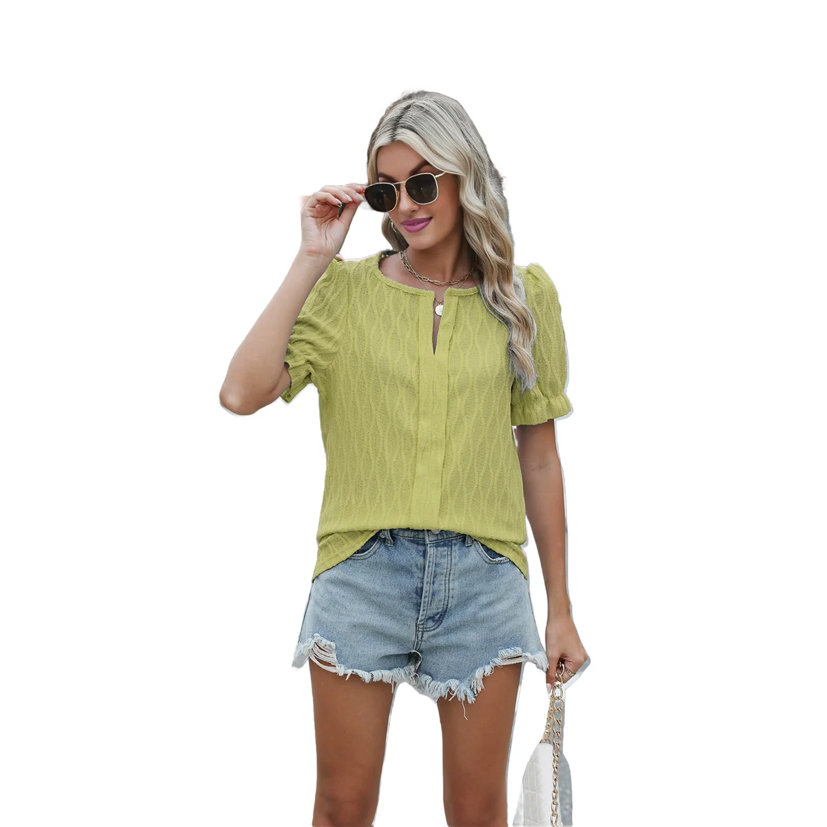 Womens Fashion Tops Cute Puff Sleeve Blouses for Women Dressy Casual Spring Summer Clothes Outfits for 2025 Green S
Womens Fashion Tops Cute Puff Sleeve Blouses for Women Dressy Casual Spring Summer Clothes Outfits for 2025 Green S