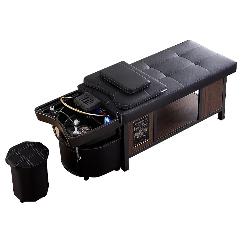 Black massage head treatment bed barber shop special hair salon beauty salon water heater water circulation Thai shampoo bed
Black massage head treatment bed barber shop special hair salon beauty salon water heater water circulation Thai shampoo bed