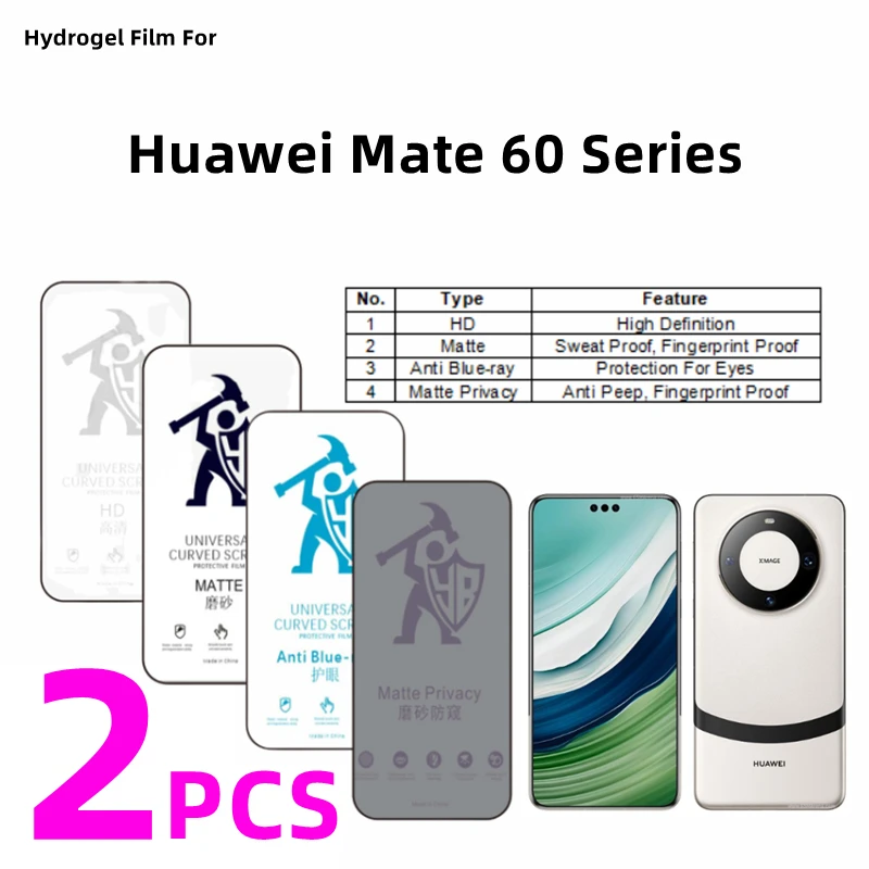 2pcs HD Hydrogel Film For Huawei Mate 60 Pro Plus Matte Screen Protector For Mate 60/60pro/60rs Eye Care Anti Spy Matte Protect
2pcs HD Hydrogel Film For Huawei Mate 60 Pro Plus Matte Screen Protector For Mate 60/60pro/60rs Eye Care Anti Spy Matte Protect