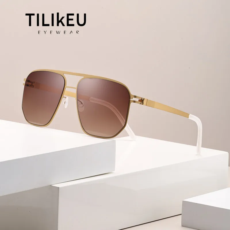 New Summer Sunscreen Travel Driving Sunglasses German Screwless Design Large Frame Pilot Glasses UV400 Sunglasses for Men Women
New Summer Sunscreen Travel Driving Sunglasses German Screwless Design Large Frame Pilot Glasses UV400 Sunglasses for Men Women