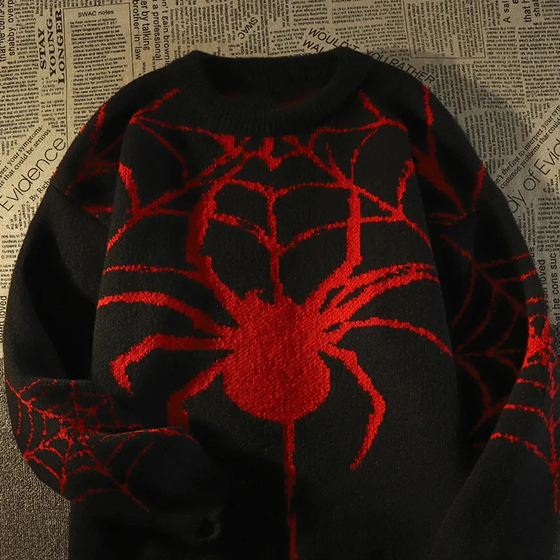 2023 Vintage gothic Tide Brand Spider Hole Sweater Women Winter Warm Knit Pullover Oversized Y2k Harajuku Hip Hop Mens Clothing
2023 Vintage gothic Tide Brand Spider Hole Sweater Women Winter Warm Knit Pullover Oversized Y2k Harajuku Hip Hop Mens Clothing