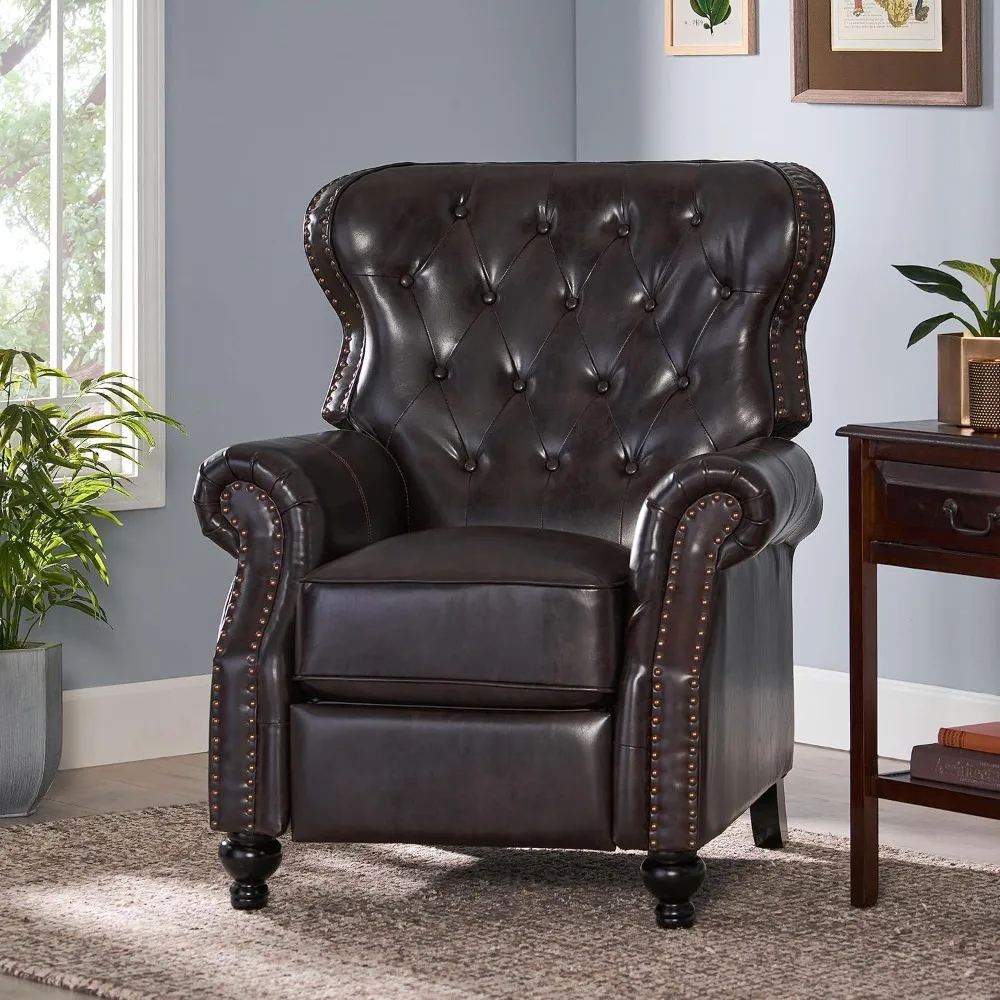 Leather Recliner,Living room reading sofa Handrails with rolled edges Suitable for living room and bedroom, free shipping
Leather Recliner,Living room reading sofa Handrails with rolled edges Suitable for living room and bedroom, free shipping