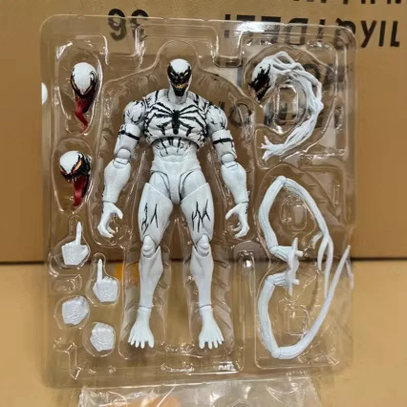 Коллекционная фигурка-модель Человек-паук: Веном (аниме-серия), белый симбиот, настольное украшение, игрушка, подарок
Коллекционная фигурка-модель Человек-паук: Веном (аниме-серия), белый симбиот, настольное украшение, игрушка, подарок