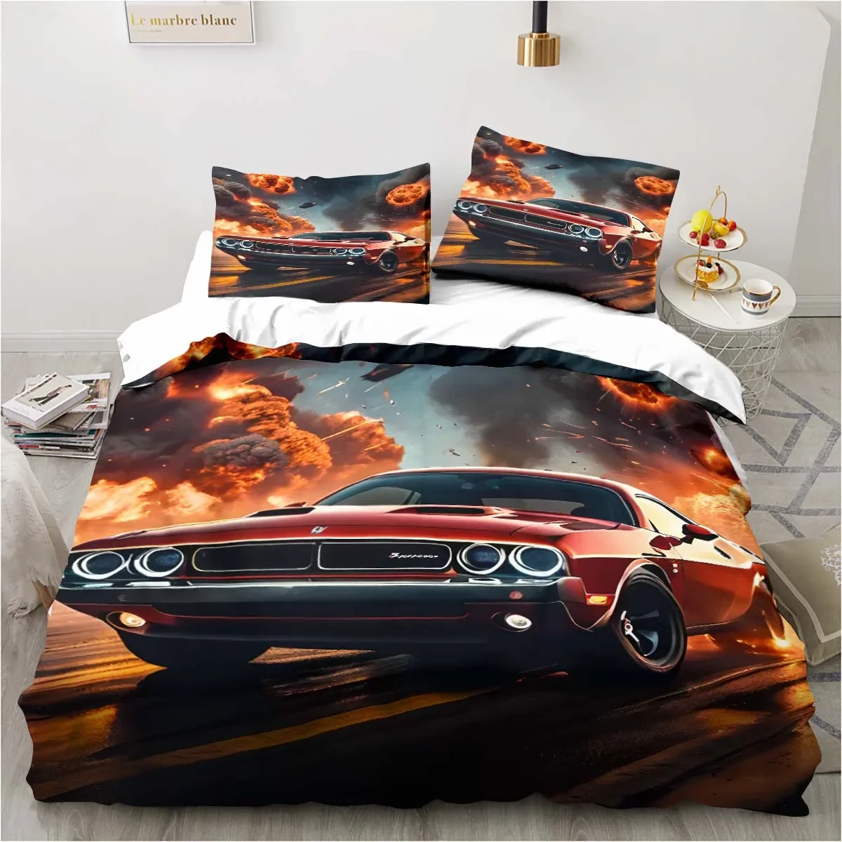 Retro Dodge SRT Hellcat Racing comforter bedding sets queen bedding set duvet cover Children's room bed pillowcase quilt cover
Retro Dodge SRT Hellcat Racing comforter bedding sets queen bedding set duvet cover Children's room bed pillowcase quilt cover