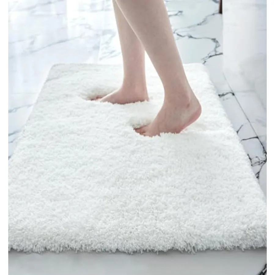 Bathroom Rug 17x24 - Non-Slip Plush Small Bath Mat, Highly Absorbent and Ultra Soft Fluffy Floor Mat, Machine Washable for Show
Bathroom Rug 17x24 - Non-Slip Plush Small Bath Mat, Highly Absorbent and Ultra Soft Fluffy Floor Mat, Machine Washable for Show