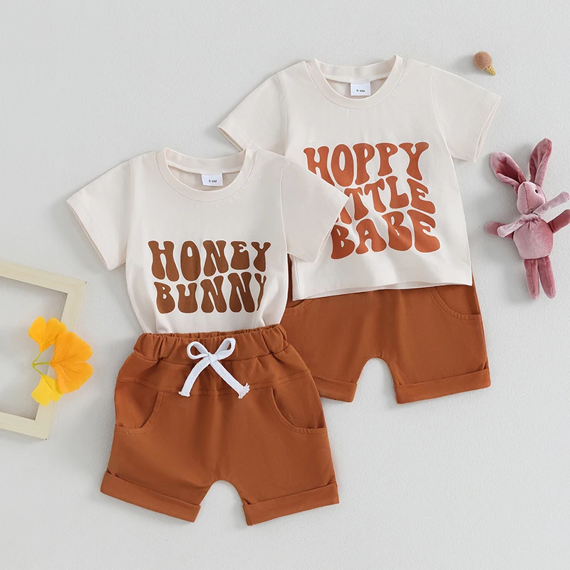 2023-12-08 Lioraitiin Kids Infant Boys Easter Clothes Sets Letter Print Short Sleeve T-shirts Solid Pocket Pants Outfits
2023-12-08 Lioraitiin Kids Infant Boys Easter Clothes Sets Letter Print Short Sleeve T-shirts Solid Pocket Pants Outfits