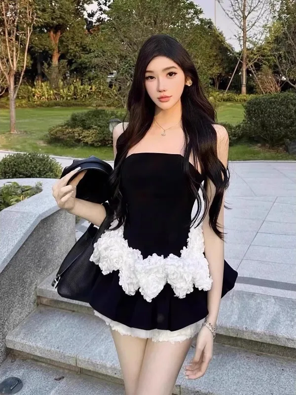 Elegant Short Birthday Dress Women's Sexy Waist-Cinching Mesh Skirt High Waist Ball Gown Style Korean Version No Sleeve
Elegant Short Birthday Dress Women's Sexy Waist-Cinching Mesh Skirt High Waist Ball Gown Style Korean Version No Sleeve