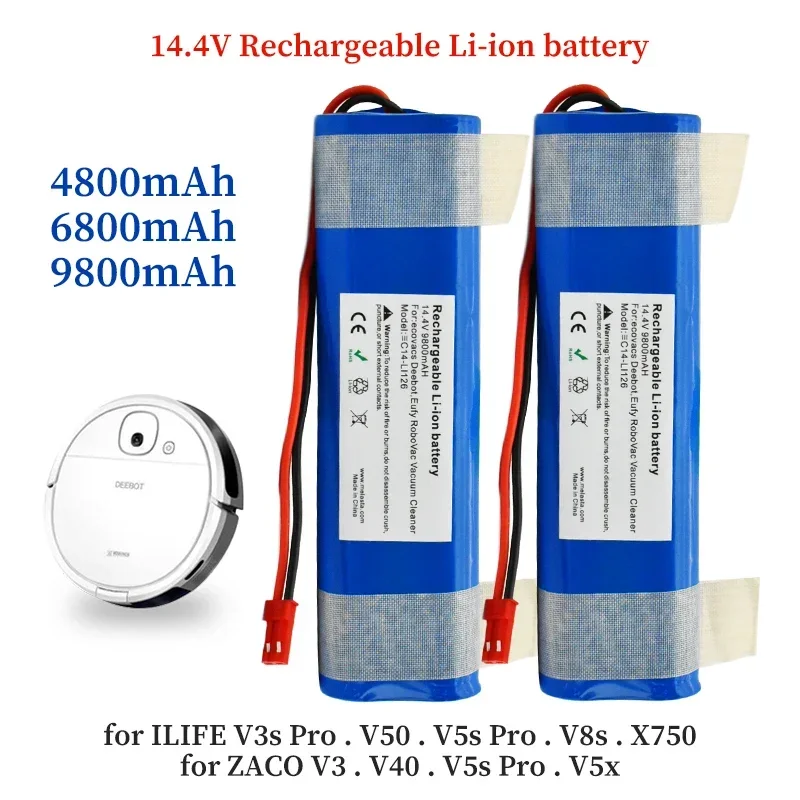 100% original 14.4 V 6800mAh 18650 für iLife v3s pro V50 v5s pro V8s x750 roboter staubsauger
100% original 14.4 V 6800mAh 18650 für iLife v3s pro V50 v5s pro V8s x750 roboter staubsauger