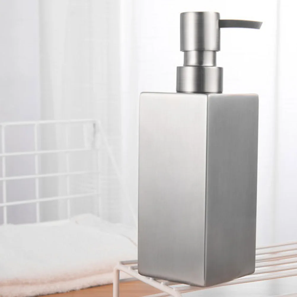 Stainless Steel Press Bottle Soap Dispenser Pump Bathroom Hand Handwashing Fluid Lotion
Stainless Steel Press Bottle Soap Dispenser Pump Bathroom Hand Handwashing Fluid Lotion