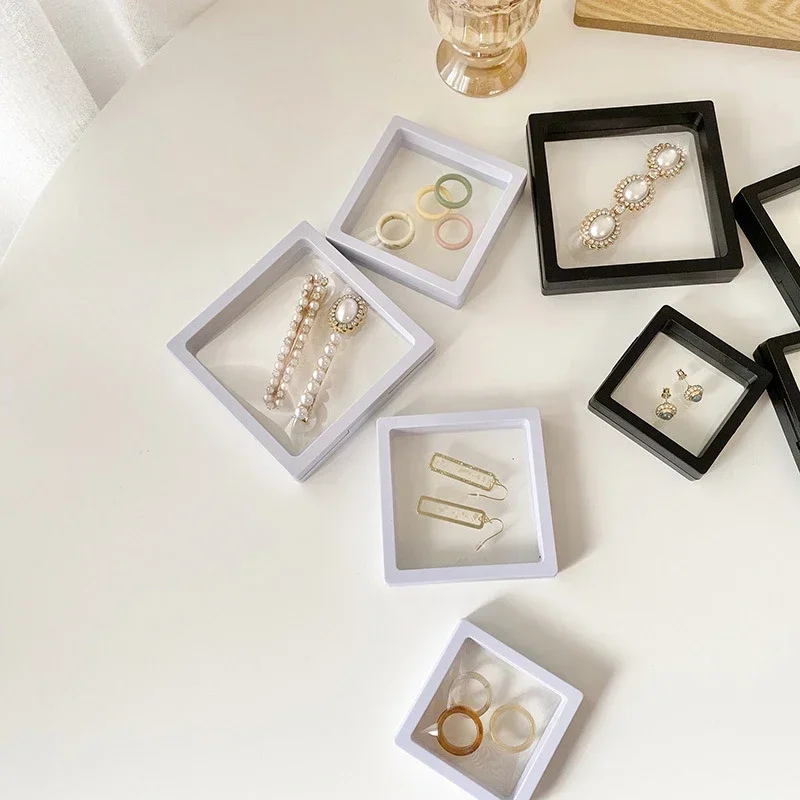 10/5PCS Set Jewelry Box 3D Floating Bracelet Display Necklace Case Stands Holder Suspension Pendant Ring Coin Pin in ds
10/5PCS Set Jewelry Box 3D Floating Bracelet Display Necklace Case Stands Holder Suspension Pendant Ring Coin Pin in ds