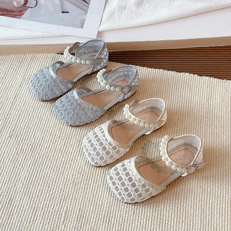 Girls Pearl Strap Sandals Soft Sole Non-Slip Kids Princess Beach Shoes Summer Casual Outdoor Walking Sandals for Children Shoes
Girls Pearl Strap Sandals Soft Sole Non-Slip Kids Princess Beach Shoes Summer Casual Outdoor Walking Sandals for Children Shoes