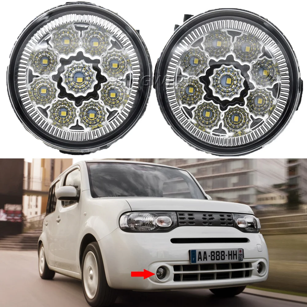 2PCS / LOT LED Fog Lights Lamp For Nissan Cube Z12 2008 2009 2010 2011 2012 2013 2014 DRL 12V H11 Daytime Running Lights
2PCS / LOT LED Fog Lights Lamp For Nissan Cube Z12 2008 2009 2010 2011 2012 2013 2014 DRL 12V H11 Daytime Running Lights
