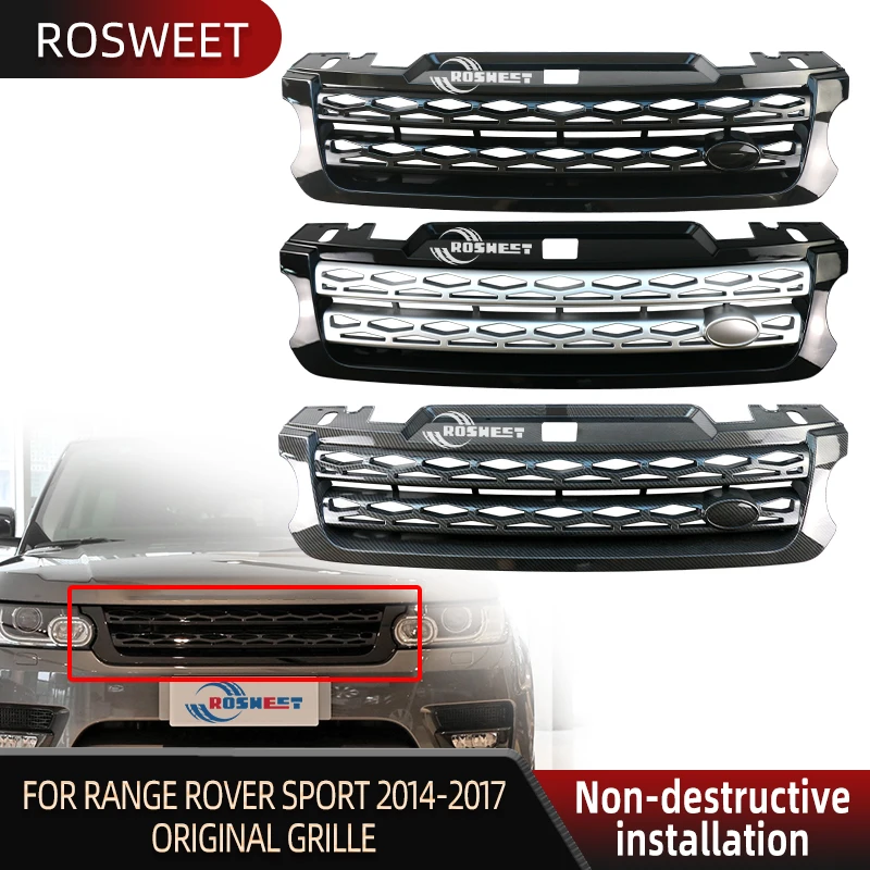 Car Front Bumper Grille For Land Rover Range Rover Sport Accessories 2014 2015 2016 2017 L494 Original Racing Grills
Car Front Bumper Grille For Land Rover Range Rover Sport Accessories 2014 2015 2016 2017 L494 Original Racing Grills