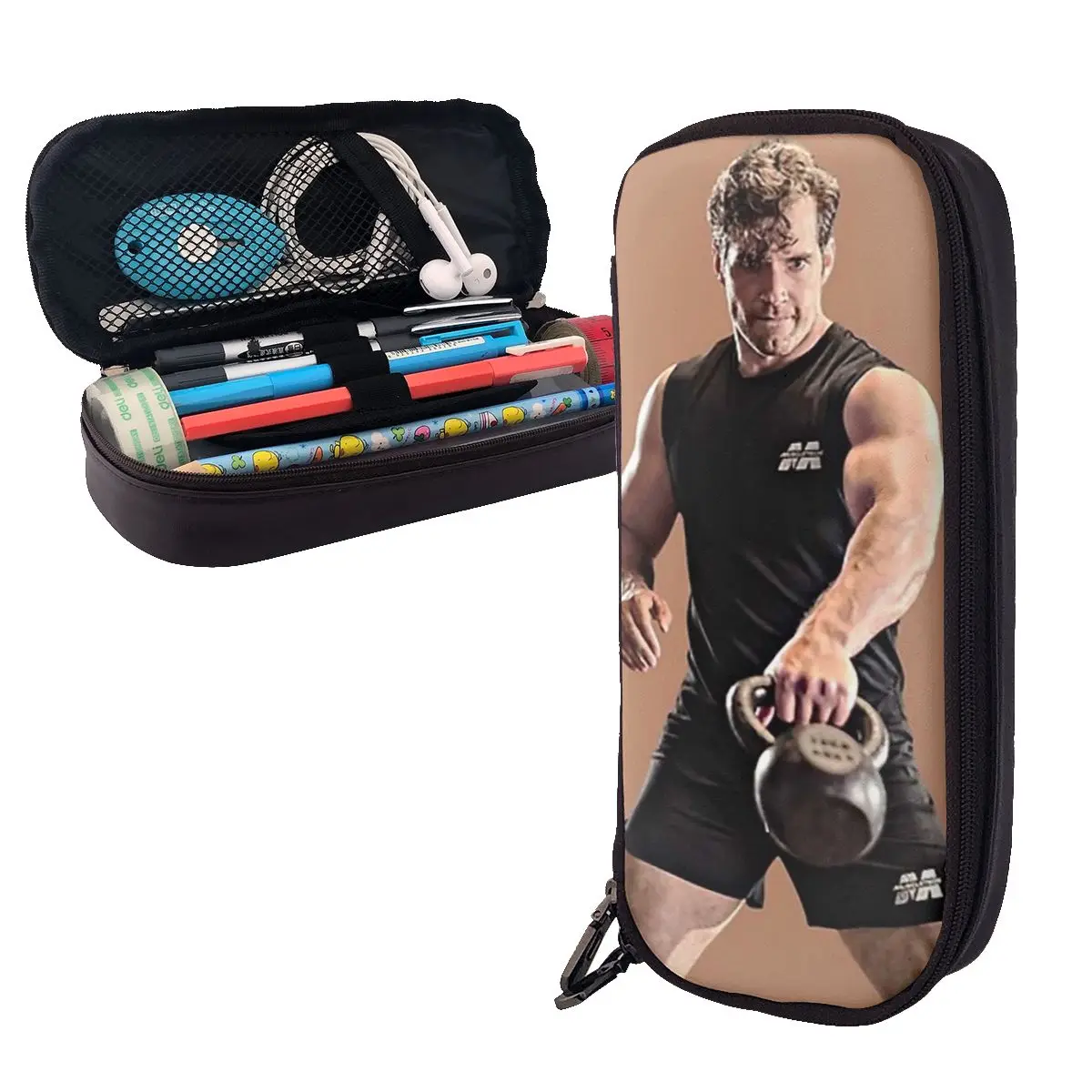 Henry Cavill Leather Pencil Cases Pencil Pouch Storage Stationery Supplies Large Storage Pen Box Pencil Bag for Boys Girls Gifts
Henry Cavill Leather Pencil Cases Pencil Pouch Storage Stationery Supplies Large Storage Pen Box Pencil Bag for Boys Girls Gifts