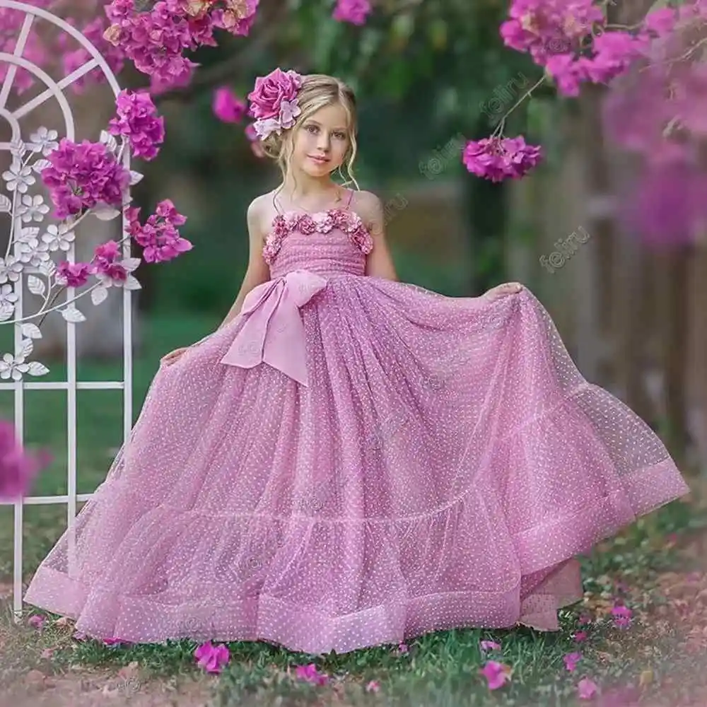 Flower Girl Dresses First Communion Kids Dresses for Girls Beaded Applique Todder Evening Gowns
Flower Girl Dresses First Communion Kids Dresses for Girls Beaded Applique Todder Evening Gowns