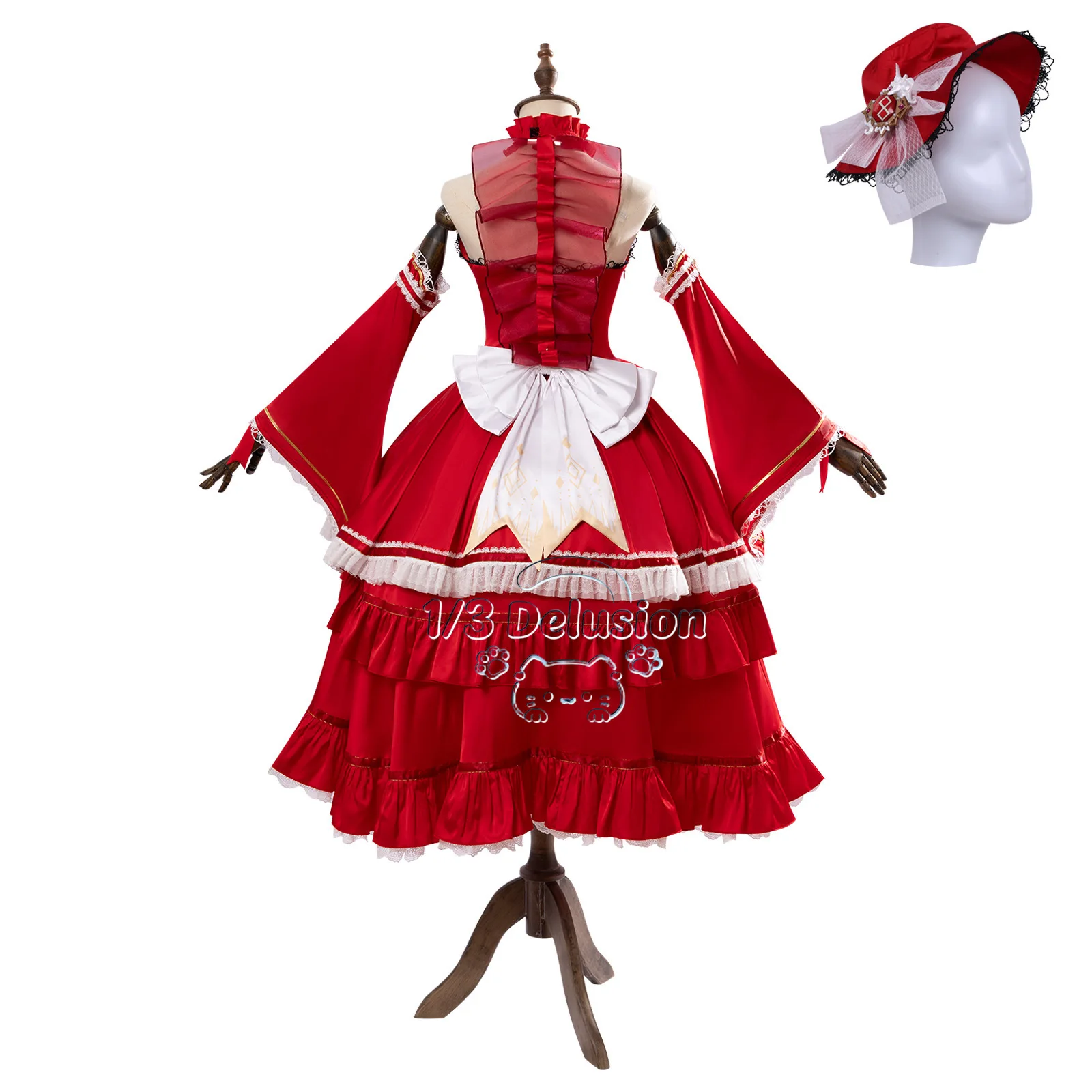 Game Identity V Perfumer Vera Nair Cosplay Costume Red Dress Suit Role Play Halloween Party Carnival Outfit 1/3 Delusion
Game Identity V Perfumer Vera Nair Cosplay Costume Red Dress Suit Role Play Halloween Party Carnival Outfit 1/3 Delusion