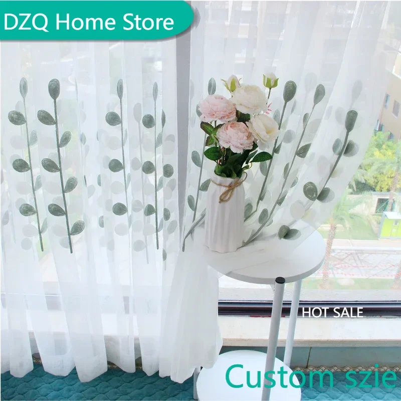 Modern simple Nordic white embroidered window gauze living room partition balcony gauze bay window curtain finished product
Modern simple Nordic white embroidered window gauze living room partition balcony gauze bay window curtain finished product