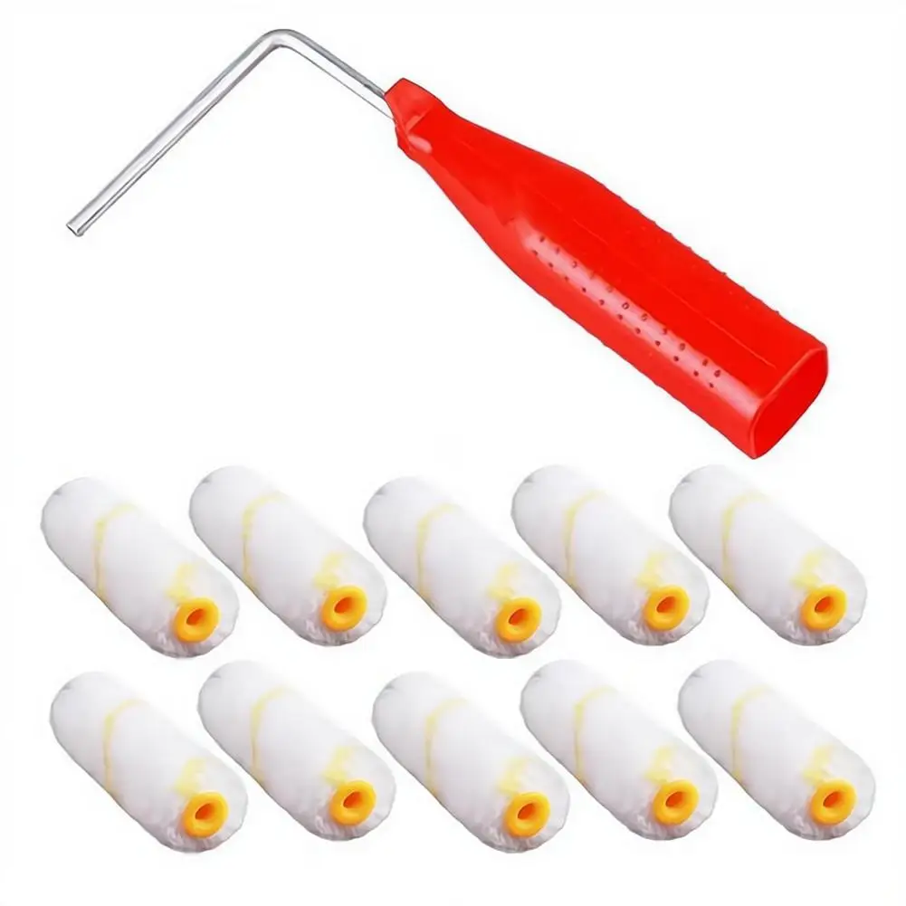 Mini Paint Roller Brush No Dead Angle Small Corner Roller Core Latex Paint Wall Painting Tool for Wall Decoration Renovation
Mini Paint Roller Brush No Dead Angle Small Corner Roller Core Latex Paint Wall Painting Tool for Wall Decoration Renovation 