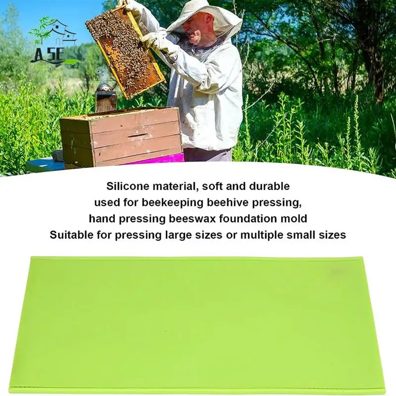 A05E-5.4Mm Silicone Beeswax Sheet Mold, Beeswax Foundation Stamper Mold Beekeeping Equipment Nest Foundation Durable Easy To Use
A05E-5.4Mm Silicone Beeswax Sheet Mold, Beeswax Foundation Stamper Mold Beekeeping Equipment Nest Foundation Durable Easy To Use