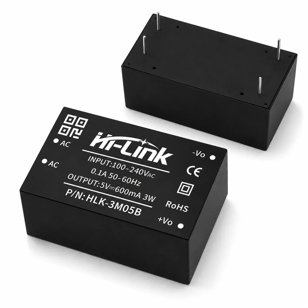 HLK-3M05B AC-DC Power Supply Module 220V to 5V 600mA 3W Isolated Switching Power Module PCB Converter
HLK-3M05B AC-DC Power Supply Module 220V to 5V 600mA 3W Isolated Switching Power Module PCB Converter