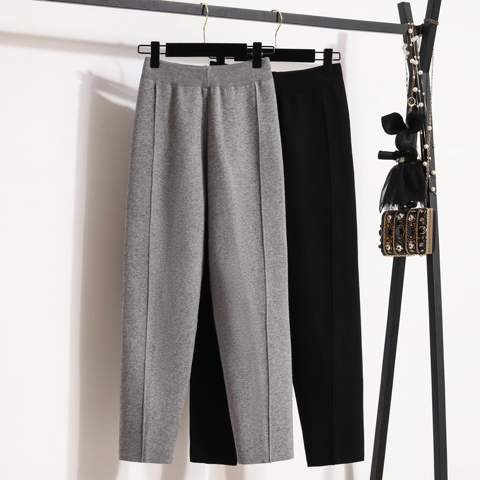 plus Size Women's Knitted High Waist Harlan Pants Spring New Style Casual Versatile Slimming Large Code Female Fashion
plus Size Women's Knitted High Waist Harlan Pants Spring New Style Casual Versatile Slimming Large Code Female Fashion