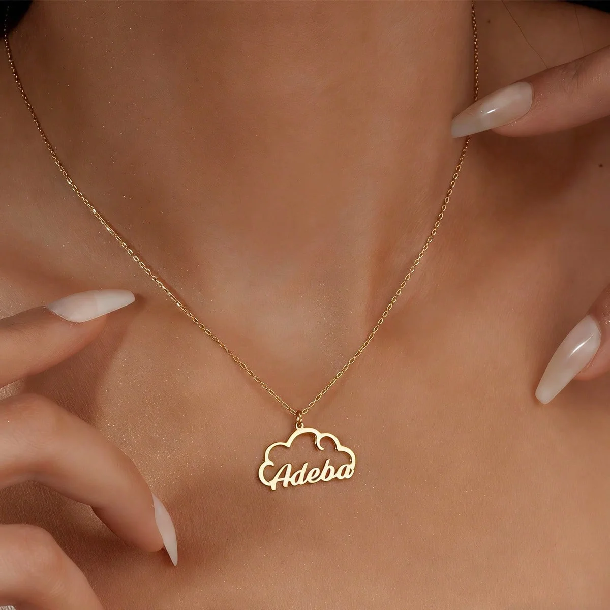 Custom Name Pendent Necklace For Women Girls GCloud Shaped Personized Stainless Steel Necklaces Nameplete Charm Chain Jewelry
Custom Name Pendent Necklace For Women Girls GCloud Shaped Personized Stainless Steel Necklaces Nameplete Charm Chain Jewelry