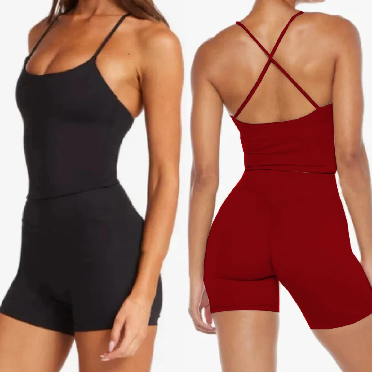 Yoga suit Gym Set Seamless Backless Sports Bra Tank top Hip Lift Leggings Gym Shorts Sets Sports Set workout clothes for women 
Yoga suit Gym Set Seamless Backless Sports Bra Tank top Hip Lift Leggings Gym Shorts Sets Sports Set workout clothes for women