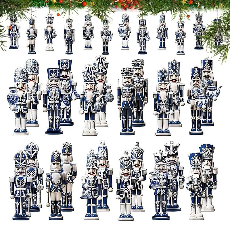 Christmas Nutcracker Ornaments Wooden Nutcracker Ornaments 36 Pieces Soldier Nutcrackers Festive Nutcracker Figure Decoration
Christmas Nutcracker Ornaments Wooden Nutcracker Ornaments 36 Pieces Soldier Nutcrackers Festive Nutcracker Figure Decoration