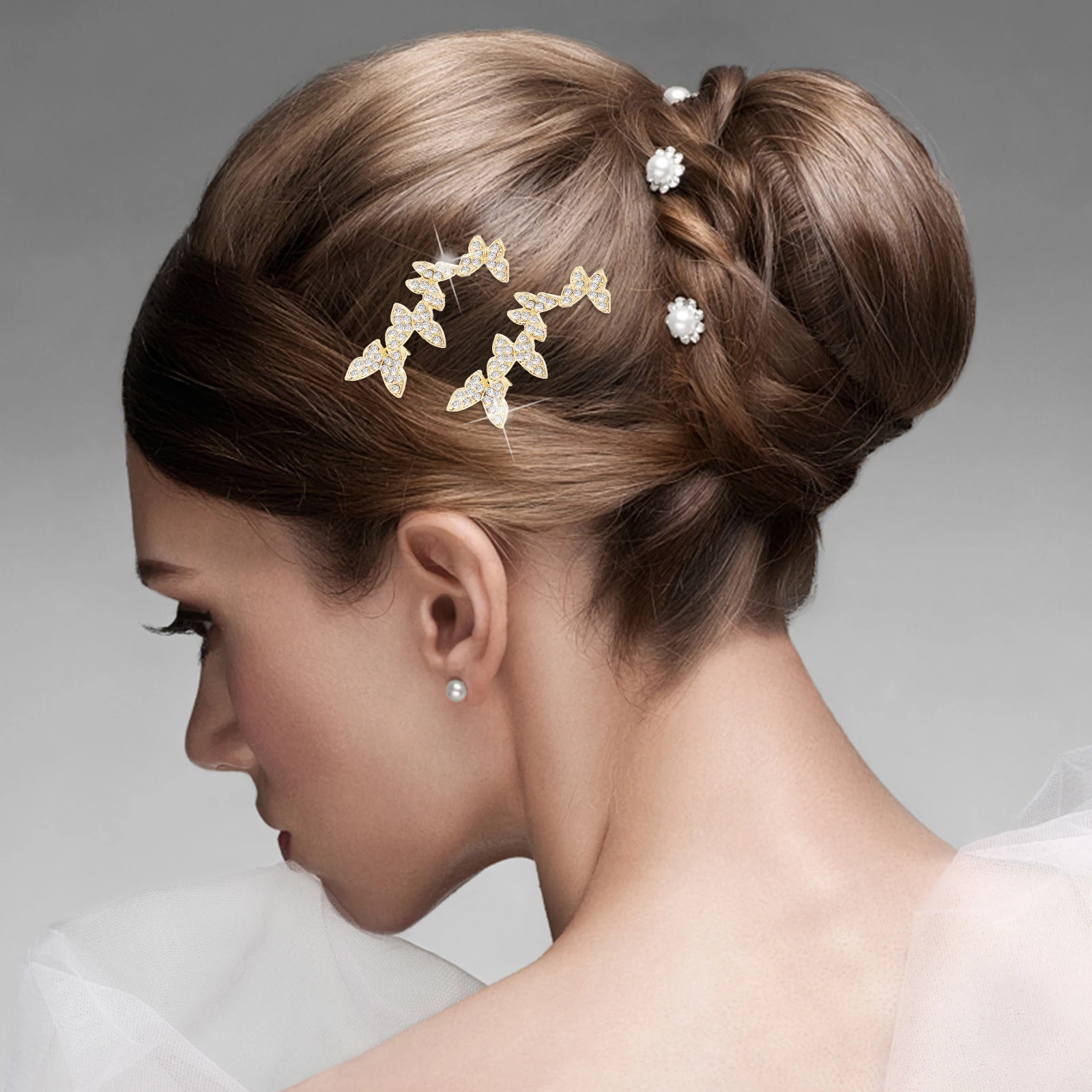 4 Pcs For Butterfly for Women Buckle Butterfly For Girls Thick Clips Girls Hair Clips Women Hair Wedding Party
4 Pcs For Butterfly for Women Buckle Butterfly For Girls Thick Clips Girls Hair Clips Women Hair Wedding Party