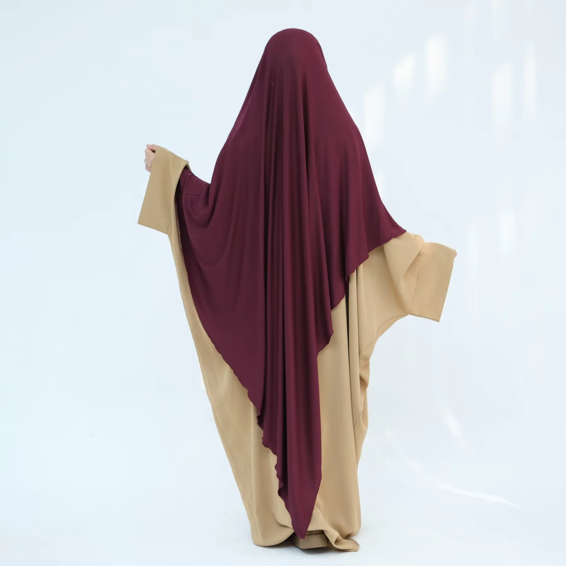 New Khimar Niqab Muslim Prayer Garment Long Scarf Turban Veil Hijab Islam Clothing Eid Ramadan Headdress Turban Arabic Headscarf
New Khimar Niqab Muslim Prayer Garment Long Scarf Turban Veil Hijab Islam Clothing Eid Ramadan Headdress Turban Arabic Headscarf