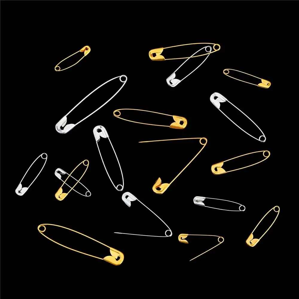 150Pcs/Box New 27/32/38/45/55mm Safety Pins DIY Assorted Size Sewing Tools Large Small Sew Brooch for Clothes Sewing
150Pcs/Box New 27/32/38/45/55mm Safety Pins DIY Assorted Size Sewing Tools Large Small Sew Brooch for Clothes Sewing