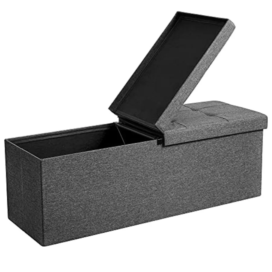 MAZIE Collection - 43 Inches Storage Ottoman, Foldable Storage Bench with Flipping Lid, 660 lb Load Capacity, for Entryway, Liv
MAZIE Collection - 43 Inches Storage Ottoman, Foldable Storage Bench with Flipping Lid, 660 lb Load Capacity, for Entryway, Liv