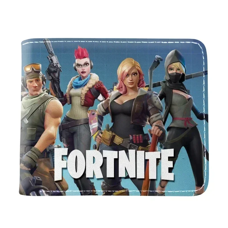 Fortnite PU Wallet Short Bifold Coin Bag Leather Photo Card Holder Student Wallets Boys Girls Cartoon Print Purses
Fortnite PU Wallet Short Bifold Coin Bag Leather Photo Card Holder Student Wallets Boys Girls Cartoon Print Purses