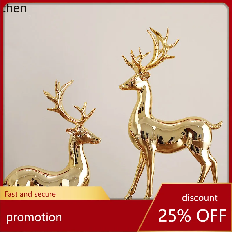 Zml electroplated elk living room home decor ornament craft lucky tv wine cabinet decoration
Zml electroplated elk living room home decor ornament craft lucky tv wine cabinet decoration